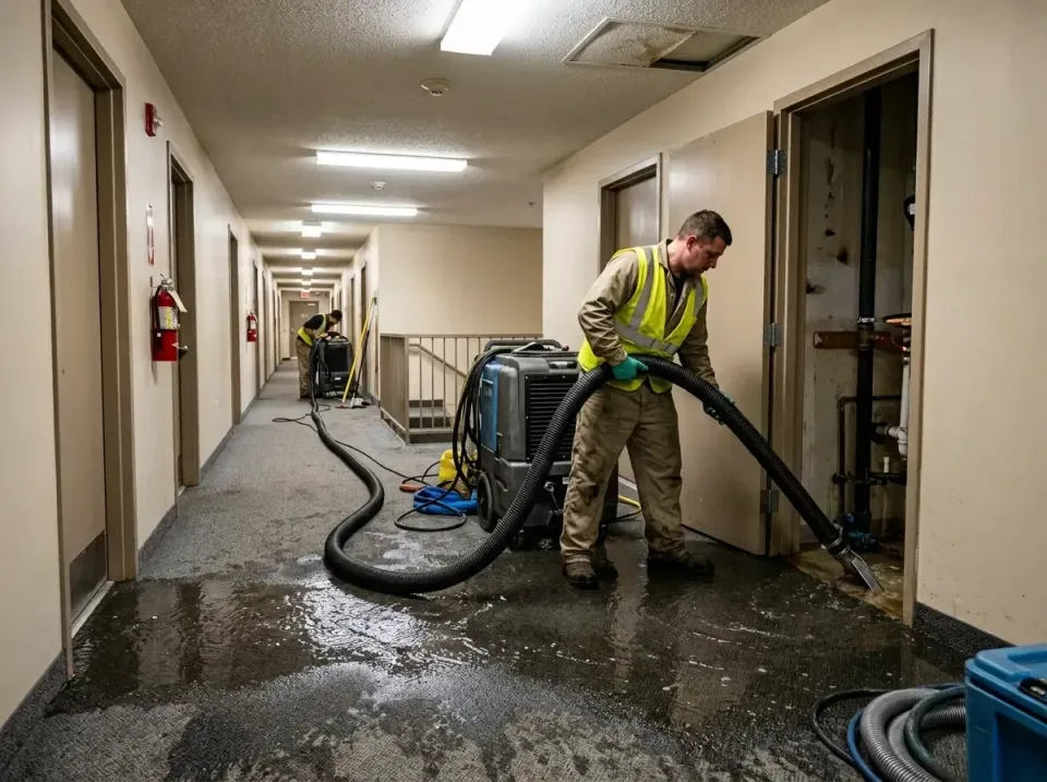 multi-unit-apartment-hallway-f-005 — frequently asked questions, Emergency Burst Pipe Water Extraction & Removal in Esko, MN